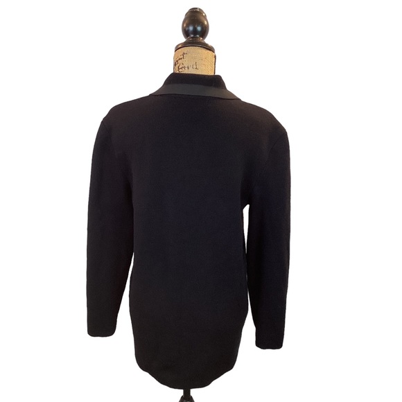 VTG Carlisle Sport Wool Double Breasted Blazer Black. - Picture 3 of 6